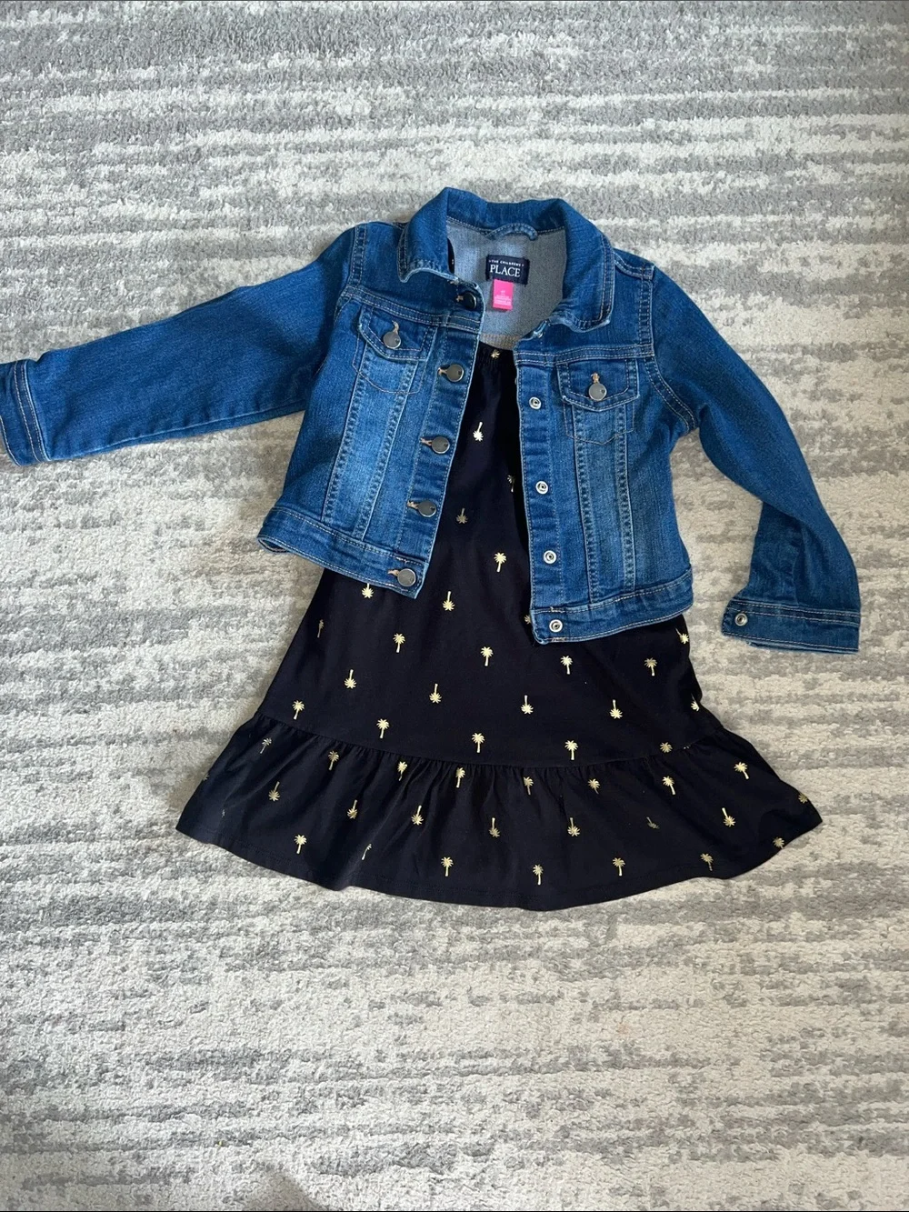 Children’s Place Dresses and Denim Jean Jacket Bundle